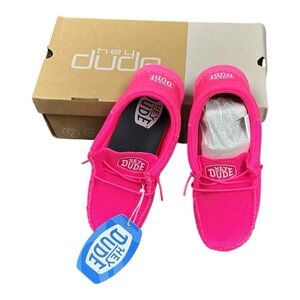 Hey Dude - NWT -  Neon Pink Casual Shoes